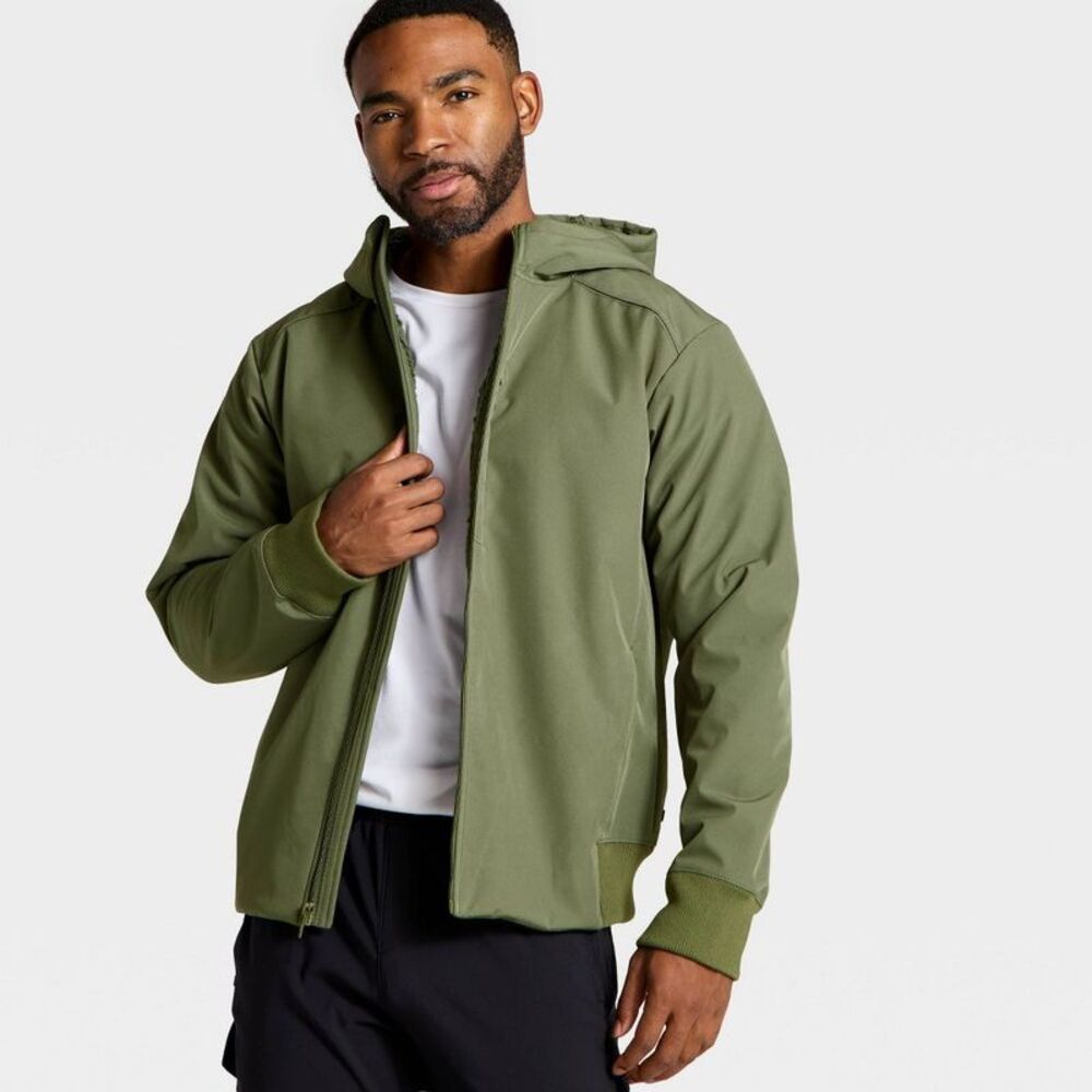 All In Motion - Men's Soft Shell Fleece Jacket - All In Motion Gre Green - Picture 3 of 3